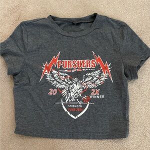 Zara Gray Graphic T-Shirt